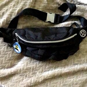 Black Travel Belt Bag